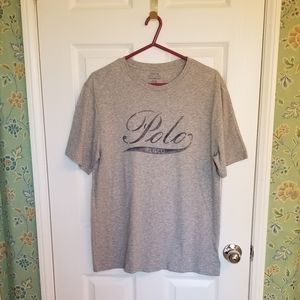 Polo Ralph Lauren Grey Logo Cotton Top